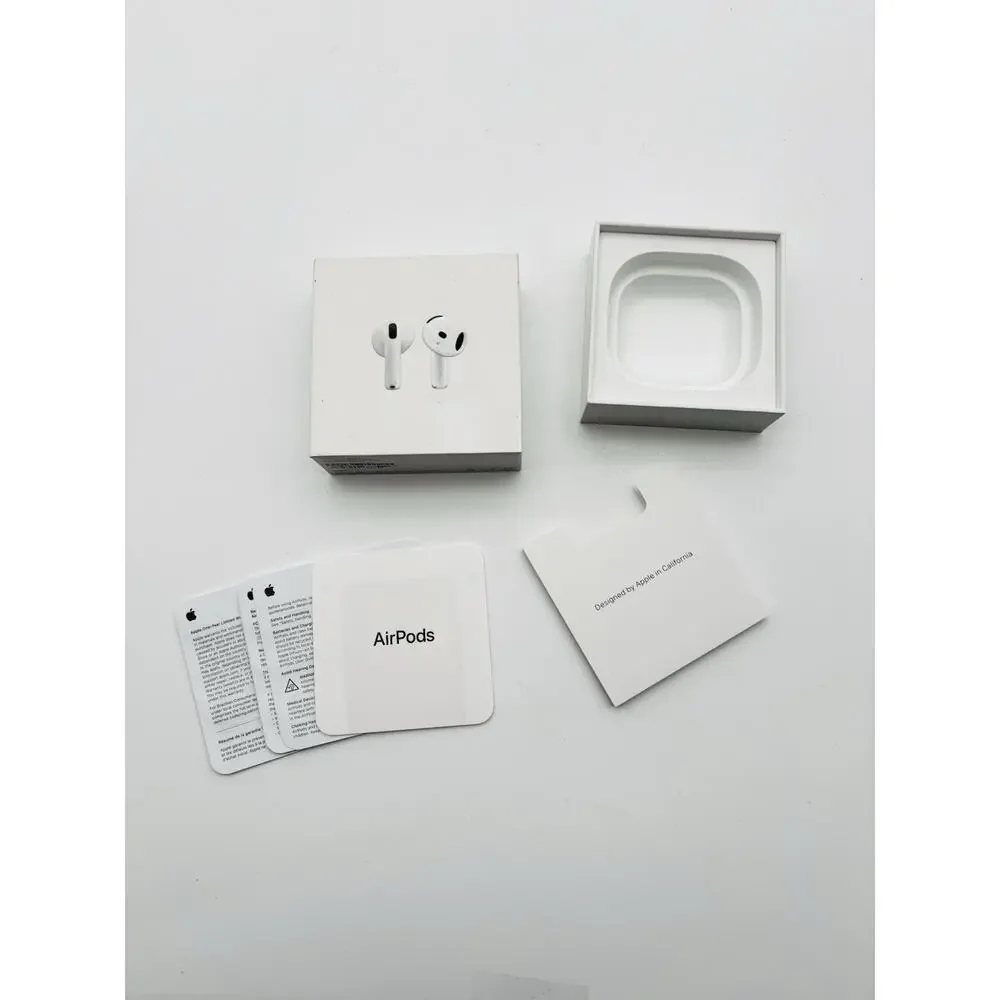 Apple AirPods 4th Generation. BOX ONLY. A3058 A3050 A3053 White
